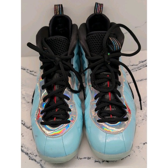 Nike Air Foamposite Little‎ Posite One GS Mixtape Teal DH6490-400 Women 8.5, Y7 - Picture 1 of 8